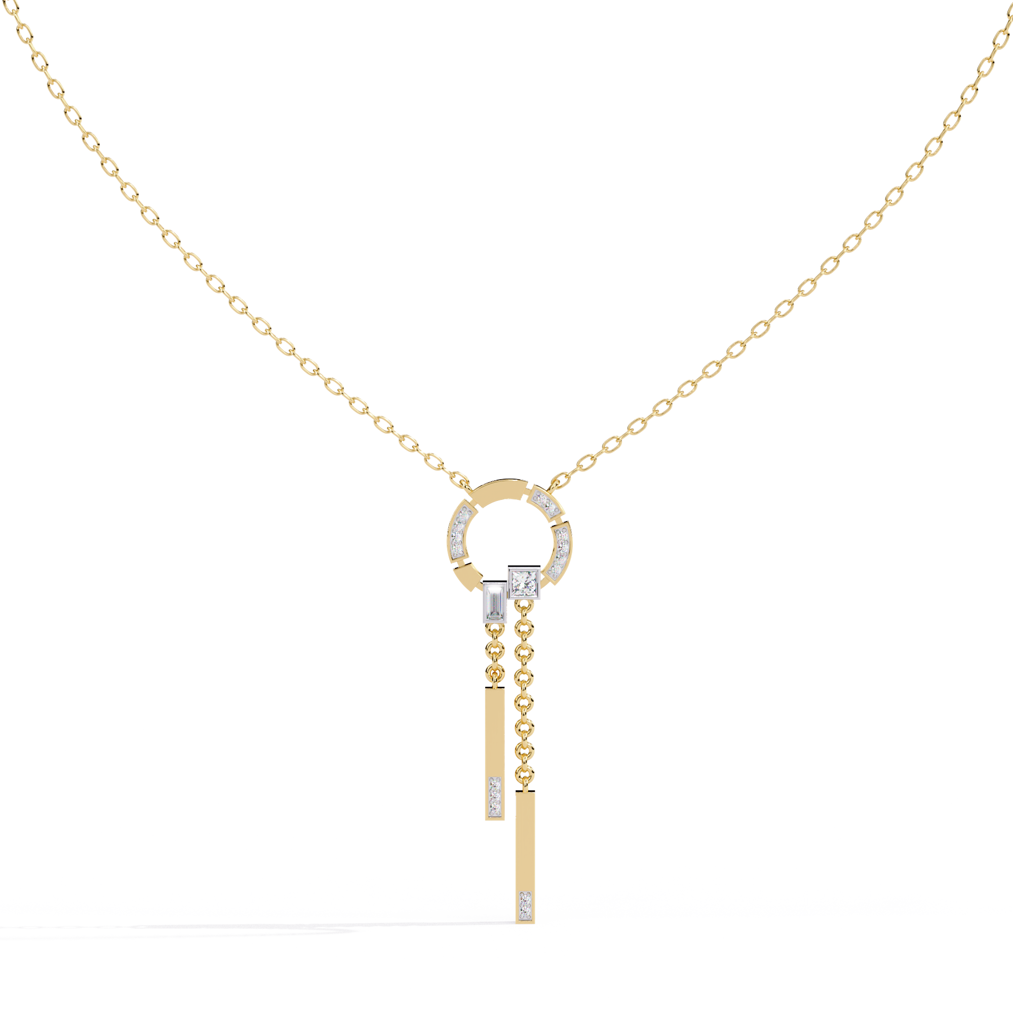 Solitairekart 0.38ct Natural Diamond Pendant-Necklace, HI Color, VS-SI Clarity